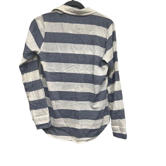Rails white and blue striped long sleeve button down size XS - Picture 2 of 3
